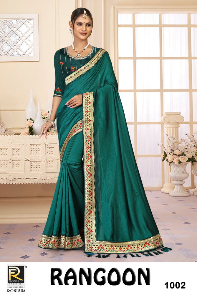 Ronisha Rangoon Exclusive Wear Latest Wholesale Saree Collection